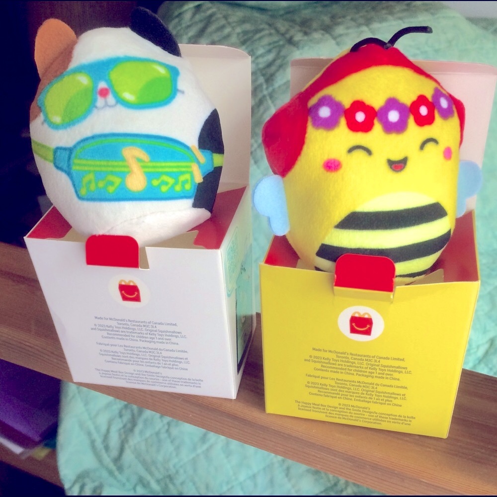 McD  Squishmallows:  Cam and Sunny